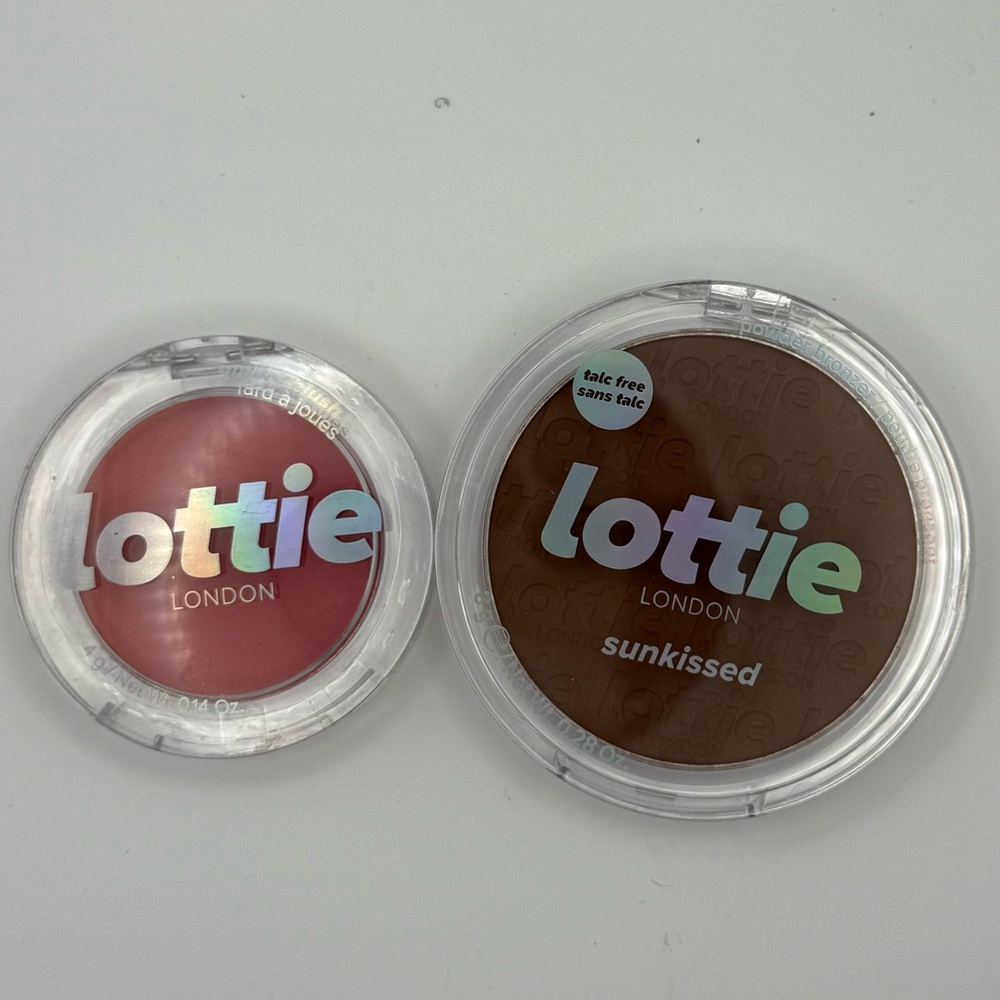 Lottie London Blush and Bronzer Set, Red Hot & Sunglow
